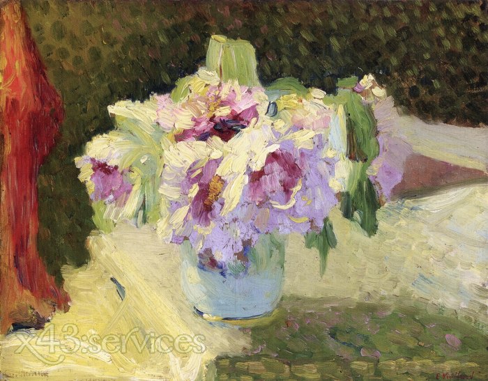 Edouard Vuillard - Blumenvase - Vase of Flowers 2